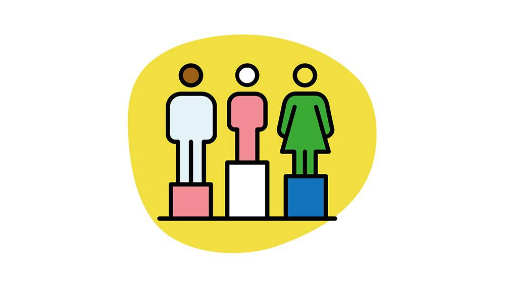 Icon depicting equality as one of our values