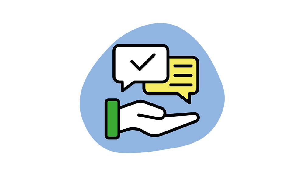Icon depicting trust as one of our values